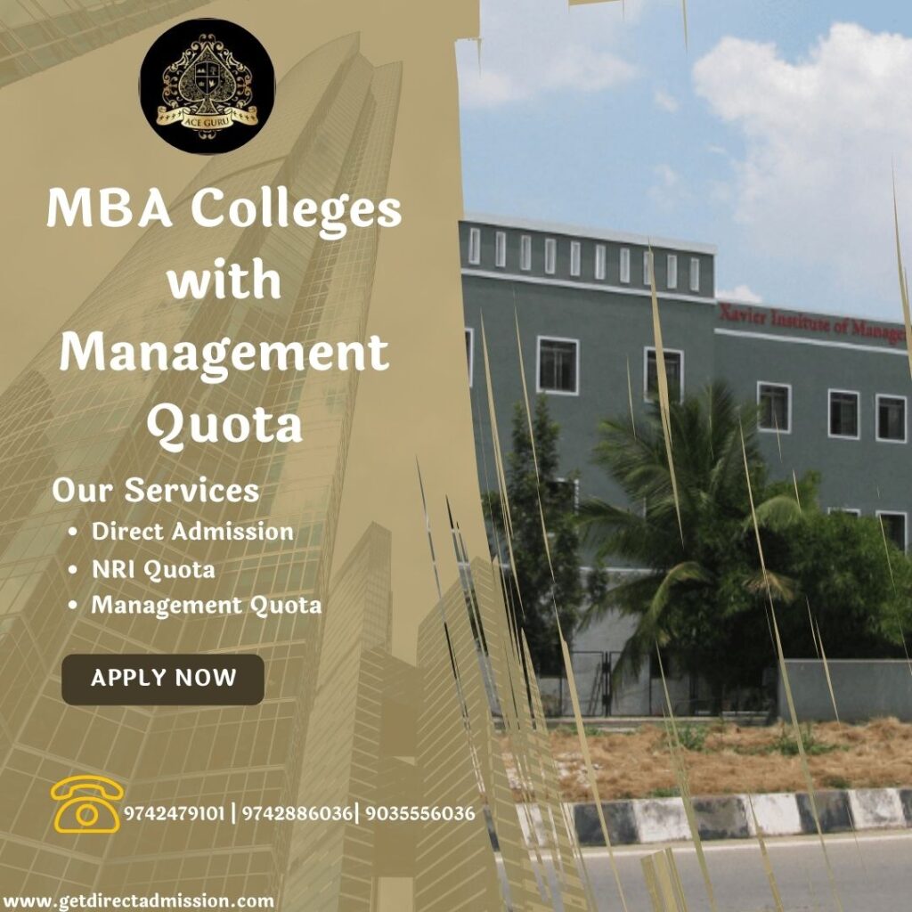 MBA Colleges with Management Quota