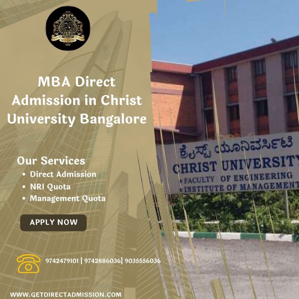 MBA Direct Admission in Christ University Bangalore