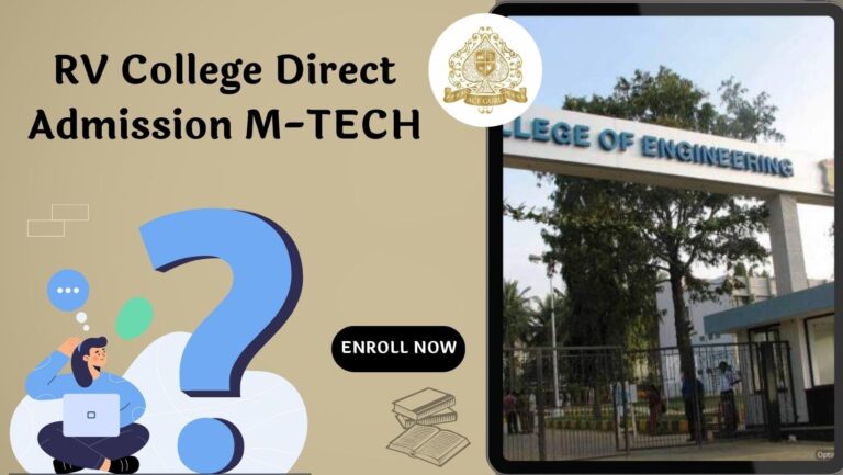 rv college direct admission in MTECH