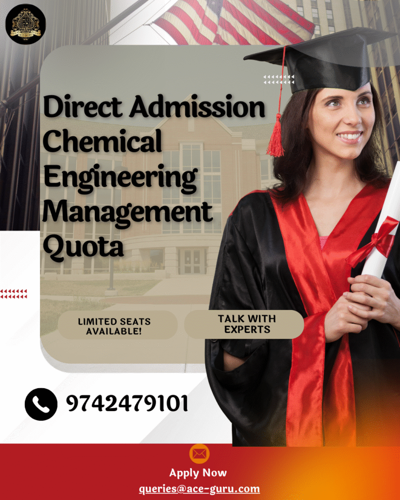 Direct Admission Chemical Engineering Management Quota