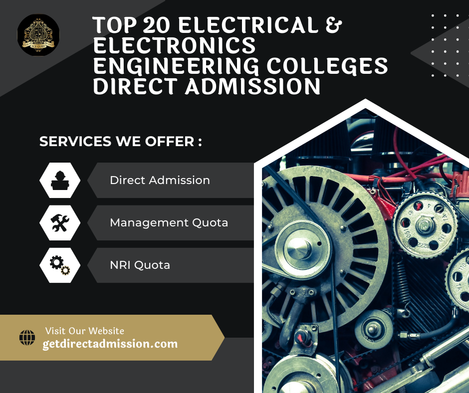 Top 20 Electrical & Electronics Engineering Colleges Direct Admission