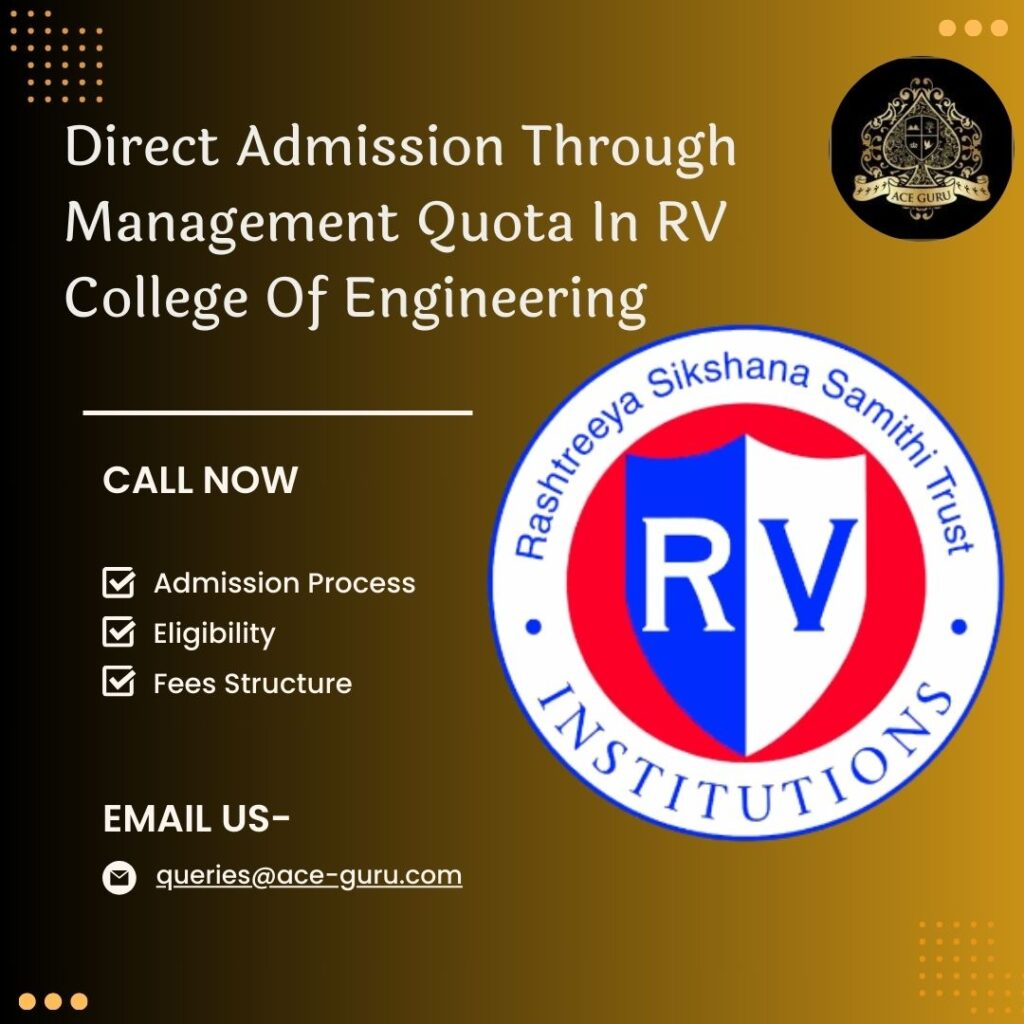 RV College B.E Admission Through Management Quota