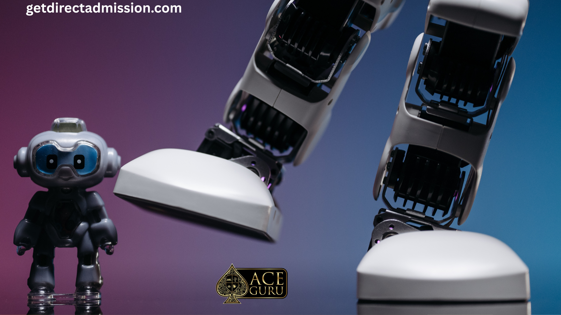 a close up of a robot