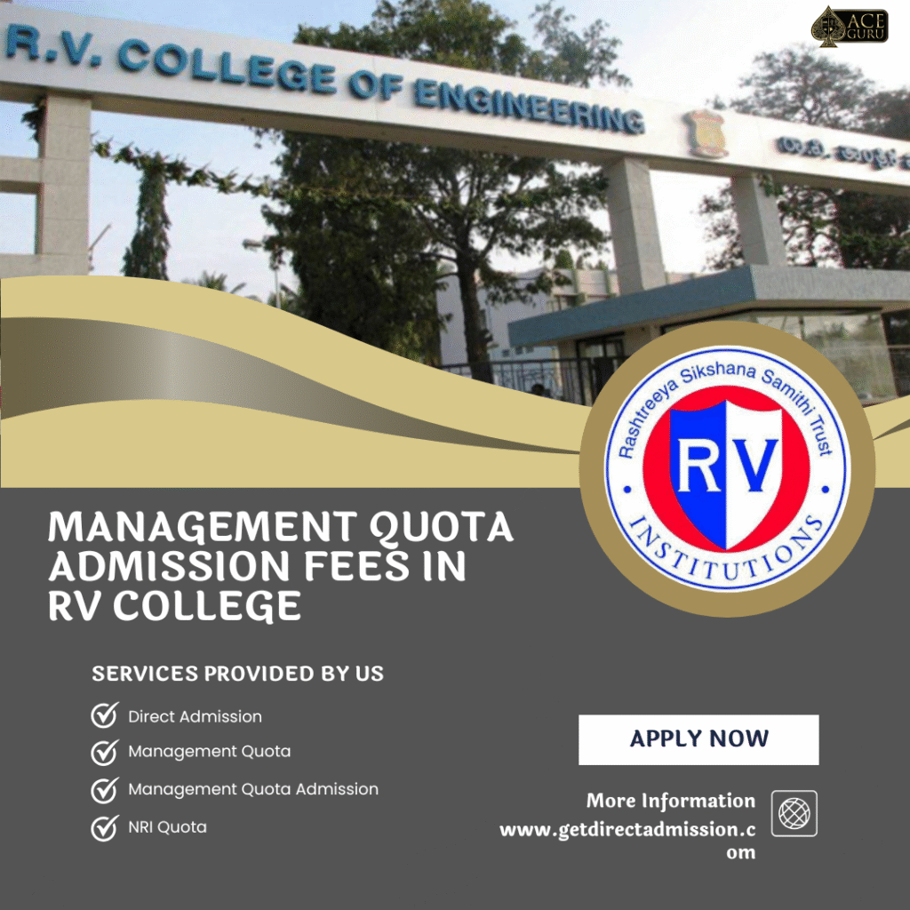 Management Quota Admission Fees in RV College