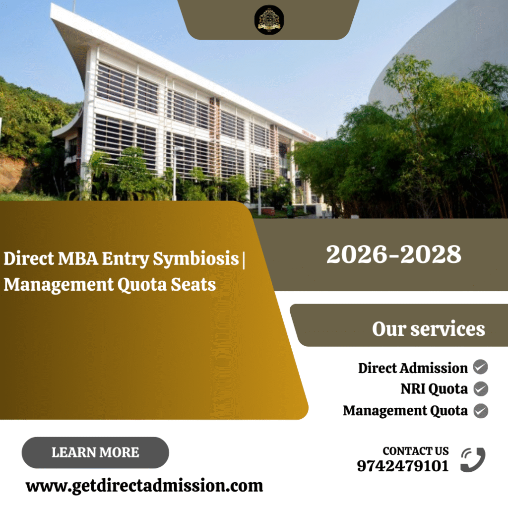 Direct MBA Entry Symbiosis | Management Quota Seats
