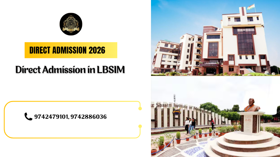 Direct Admission in LBSIM. 