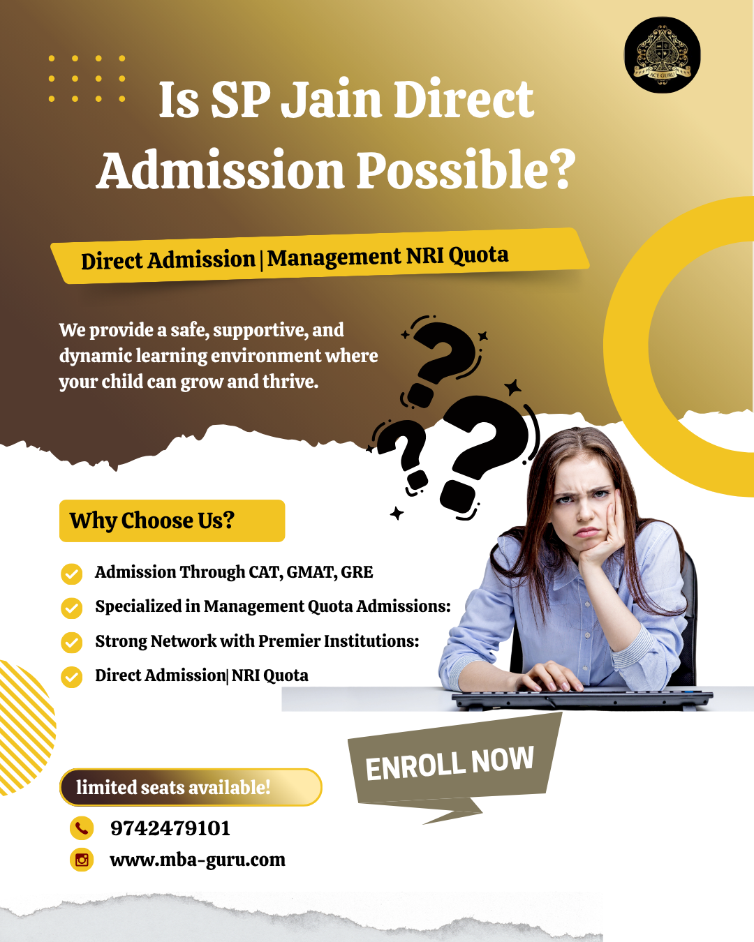 Is SP Jain Direct Admission Possible?