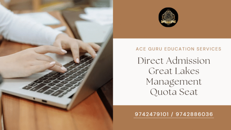 Great Lakes Management Quota Direct MBA Admission