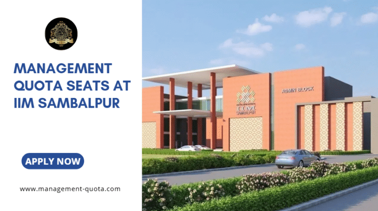Management Quota Seats at IIM Sambalpur