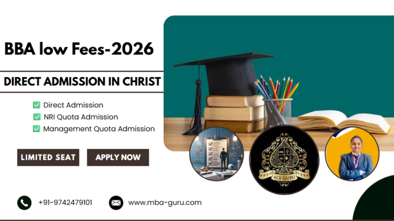 Direct Admission in Christ University BBA low Fees-2026