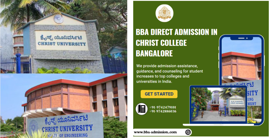 Process of Christ University BBA Direct Admission fees