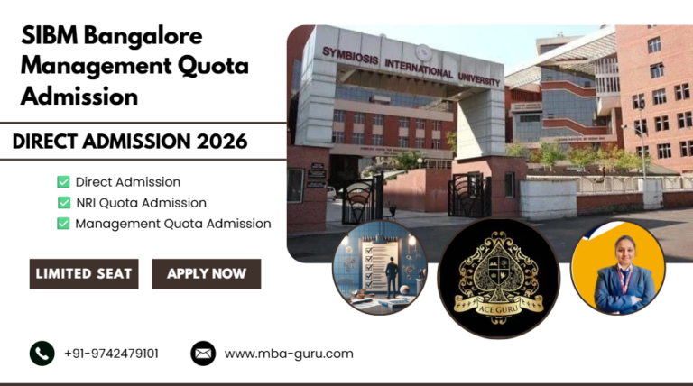 SIBM Bangalore Management Quota Direct Admission Symbiosis MBA