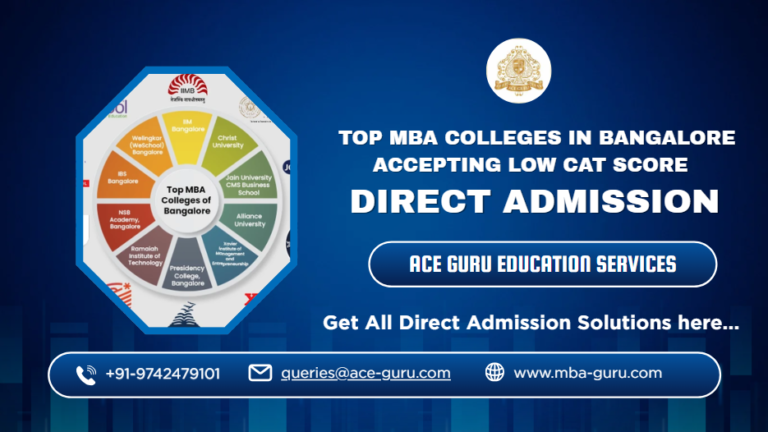 Top MBA Colleges in Bangalore Accepting Low CAT Score Direct Admission