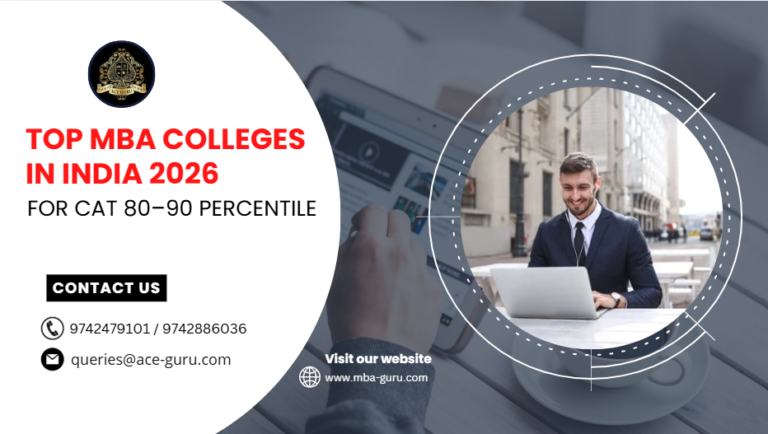 Top MBA Colleges in India for CAT 80–90 Percentile