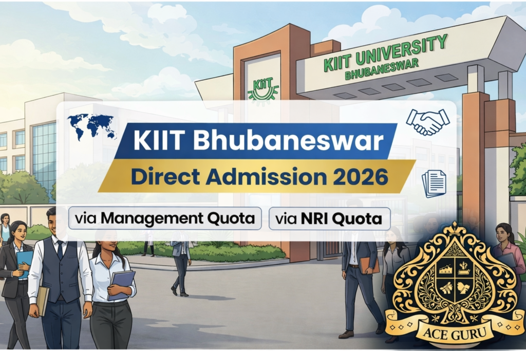 KIIT Bhubaneswar Direct Admission 2026 via Management & NRI Quota