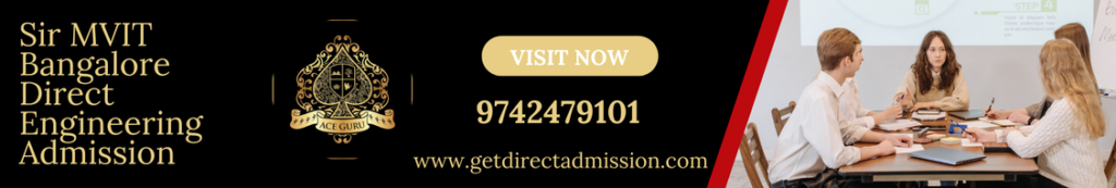 Sir MVIT Bangalore Direct Engineering Admission