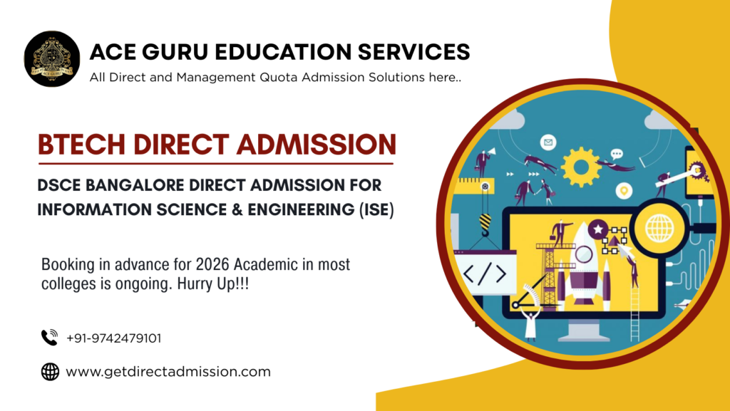 DSCE Bangalore Direct Admission for Information Science & Engineering (ISE) 2026.