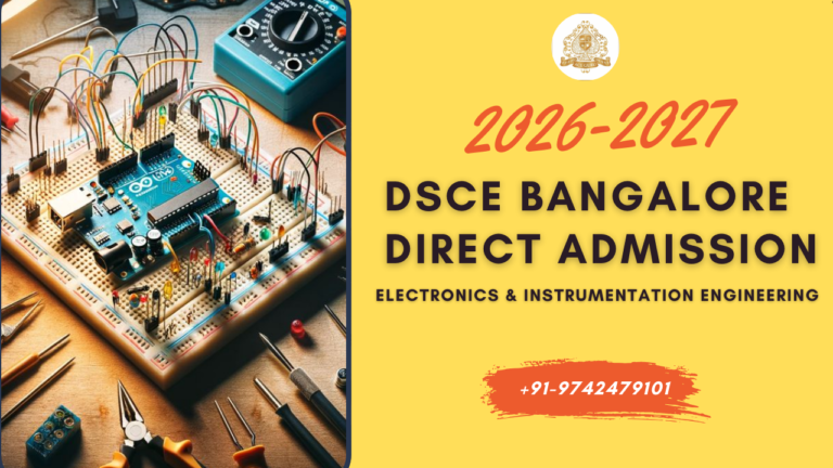 DSCE Bangalore Direct Admission for Electronics & Instrumentation Engineering 2026