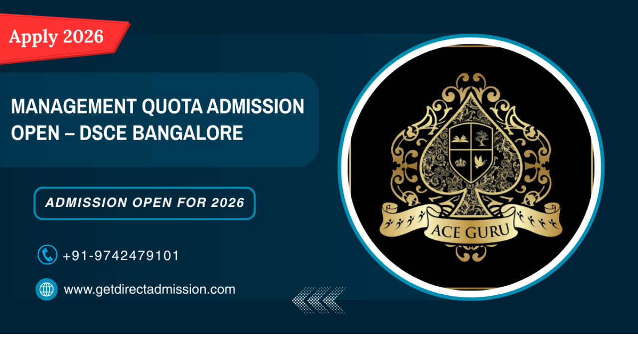 Management Quota Admissions Open – DSCE Bangalore