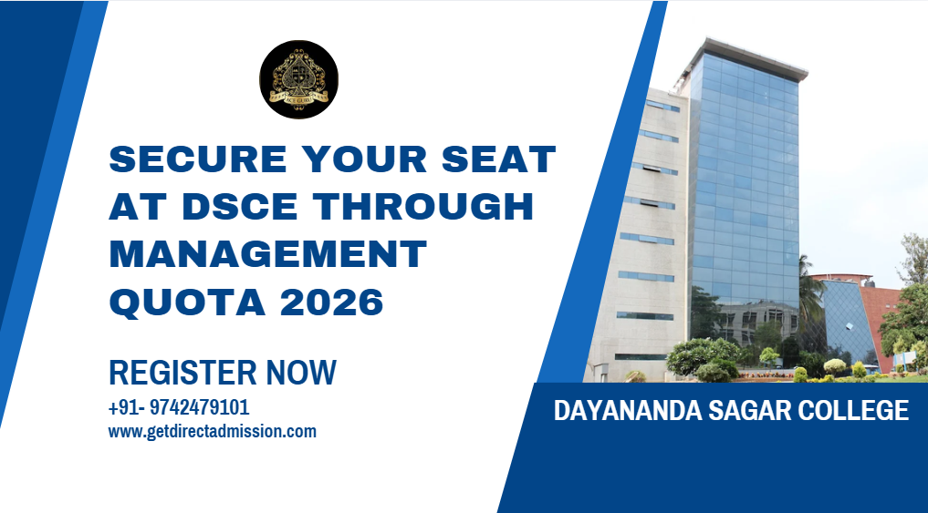 Secure Your Seat at DSCE Through Management Quota 2026