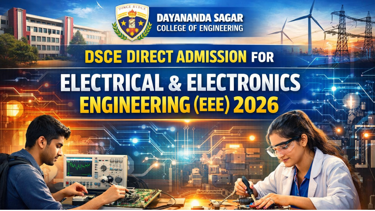 DSCE Direct Admission for Electrical & Electronics Engineering (EEE) 2026