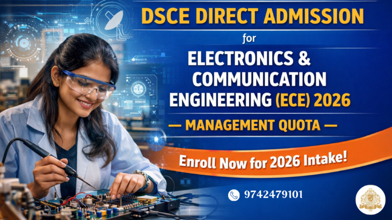DSCE Direct Admission for Electronics & Communication Engineering (ECE) 2026 – Management Quota
