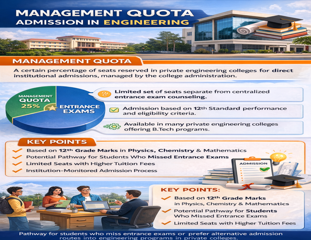 Management Quota Admission in Engineering
