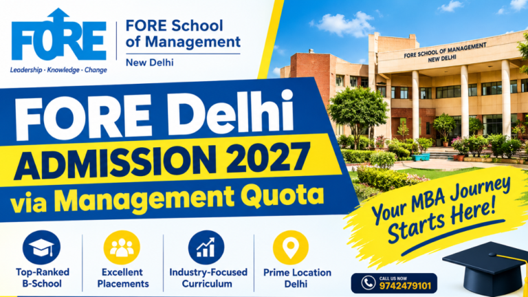 FORE Delhi Direct Admission | Management Quota