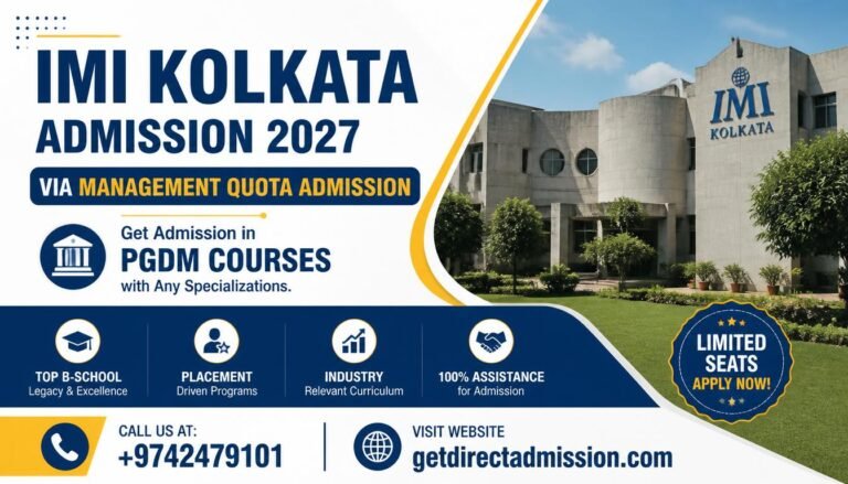 IMI Kolkata Direct Admission | Management Quota