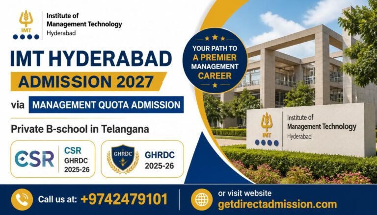 IMT Hyderabad Direct Admission | Management Quota