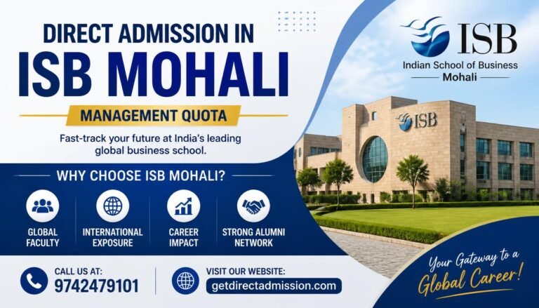 Direct Admission in ISB Mohali | Management Quota
