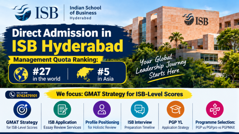 Direct Admission in ISB Hyderabad | Management Quota