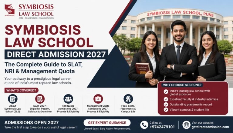 SLS Direct Admission 2027: The Complete Guide to SLAT, NRI & Management Quota
