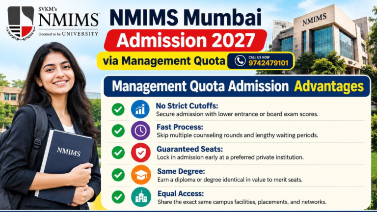 NMIMS Mumbai Direct Admission 2027 | Management Quota