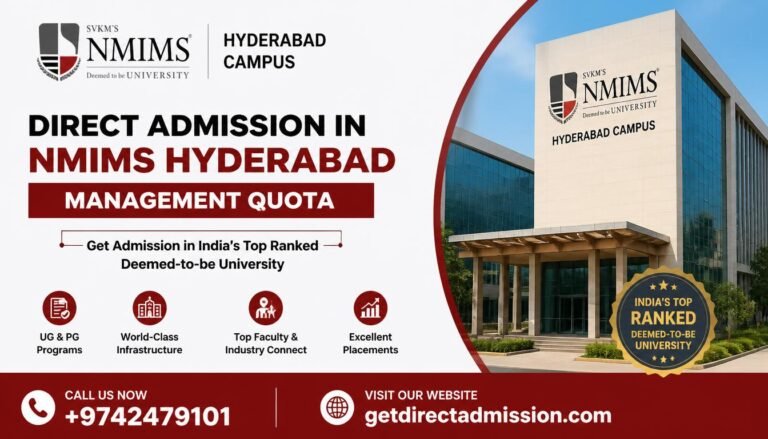 Direct Admission in NMIMS Hyderabad | Management Quota