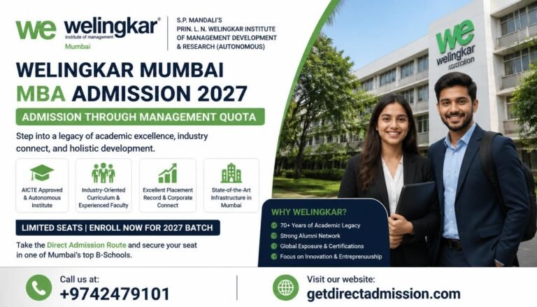 Welingkar Mumbai PGDM Admission 2027 | Management Quota