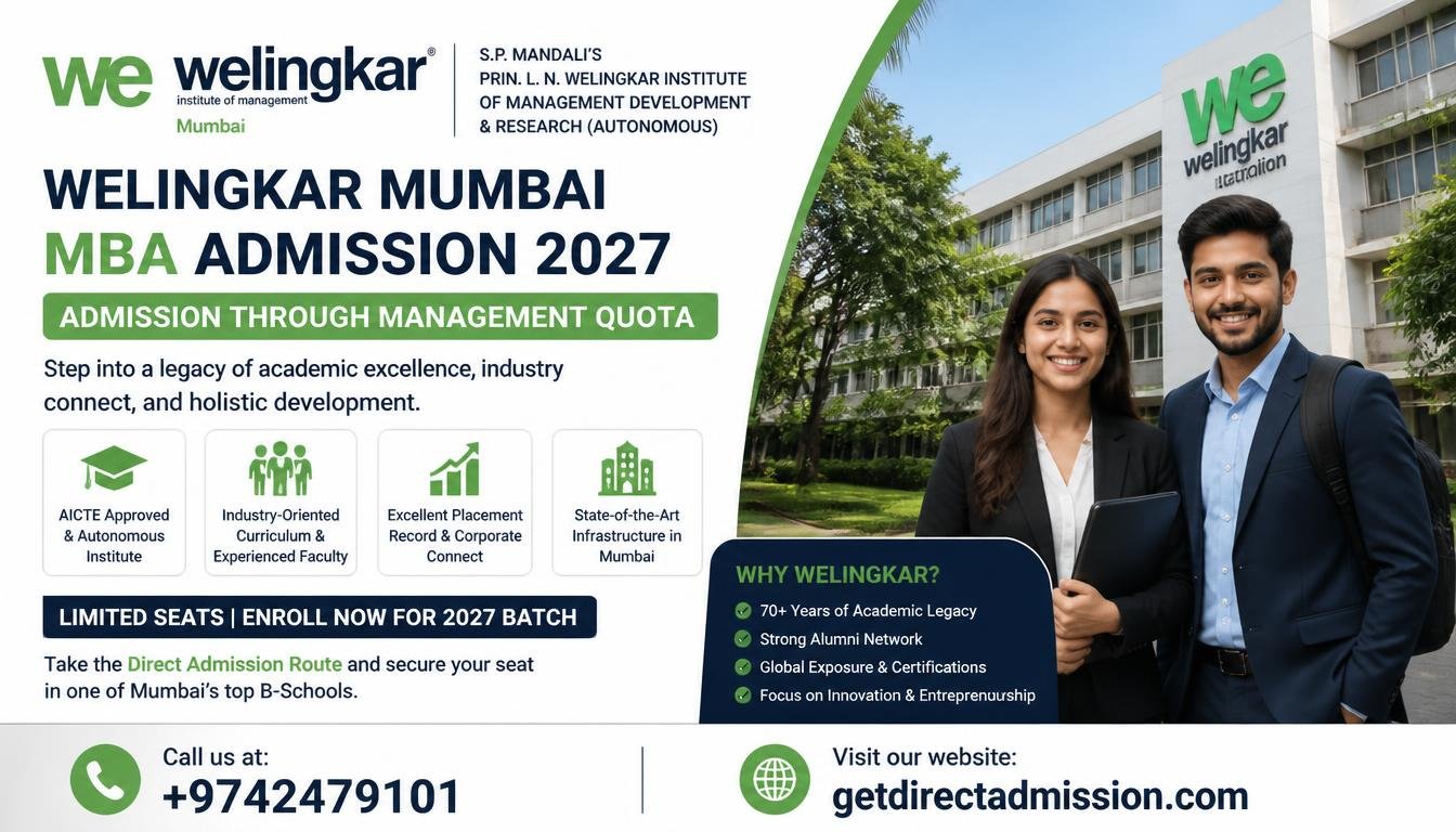 Welingkar Mumbai PGDM Admission 2027 | Management Quota