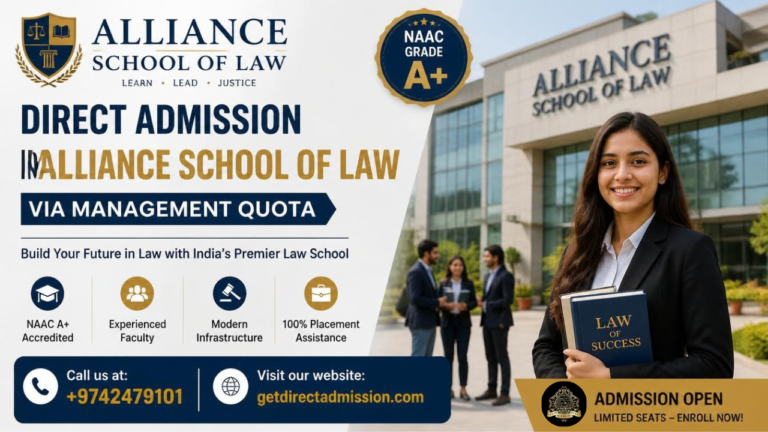 Direct Admission in Alliance School of Law | Management Quota