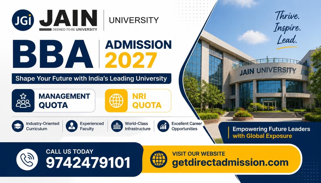 Direct Admission in Jain University BBA 2027 | Management Quota