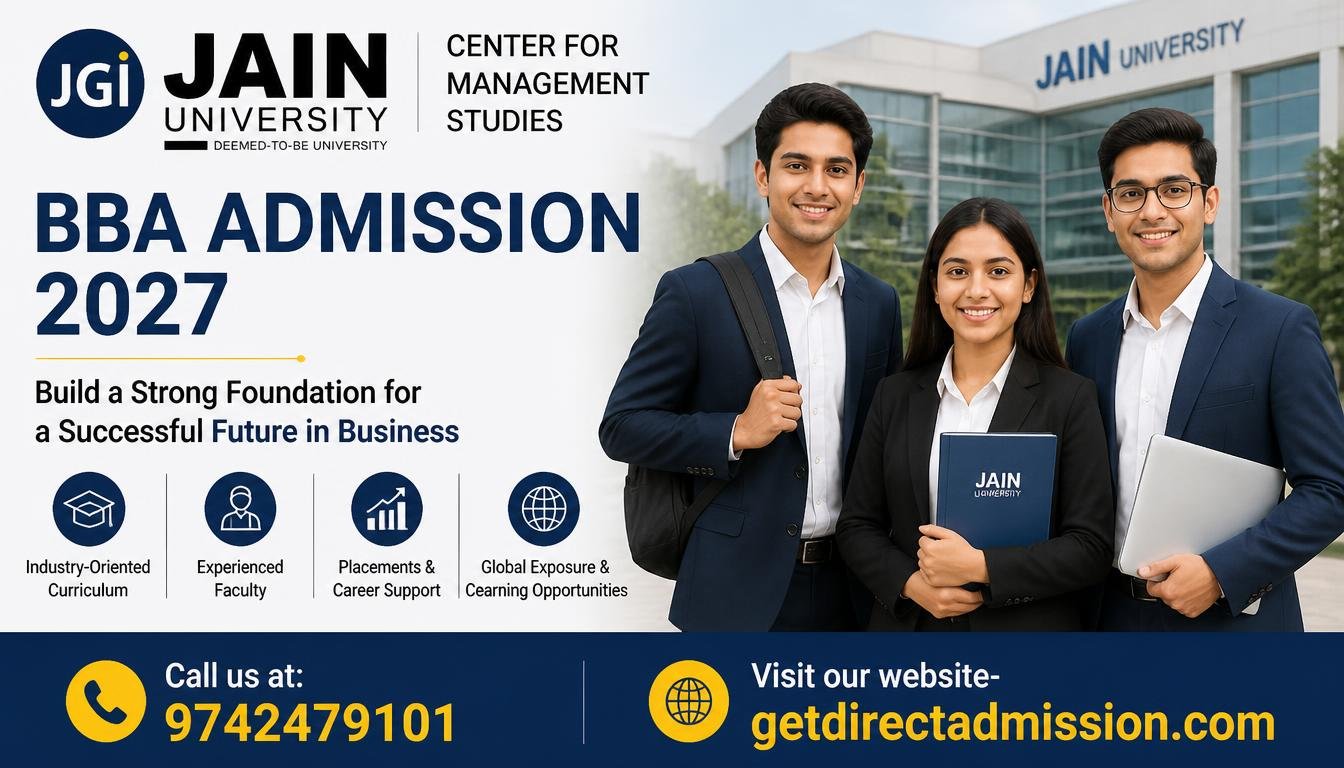 JAIN University BBA Direct Admission 2027 | Management Quota