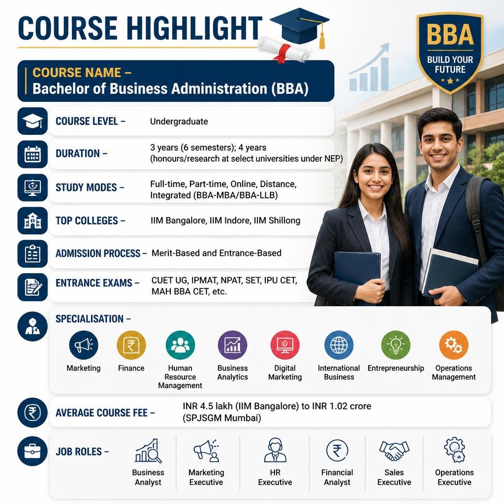 Direct Admission in Top BBA Colleges in Bangalore: Specializations, Fees & Direct Admission.
