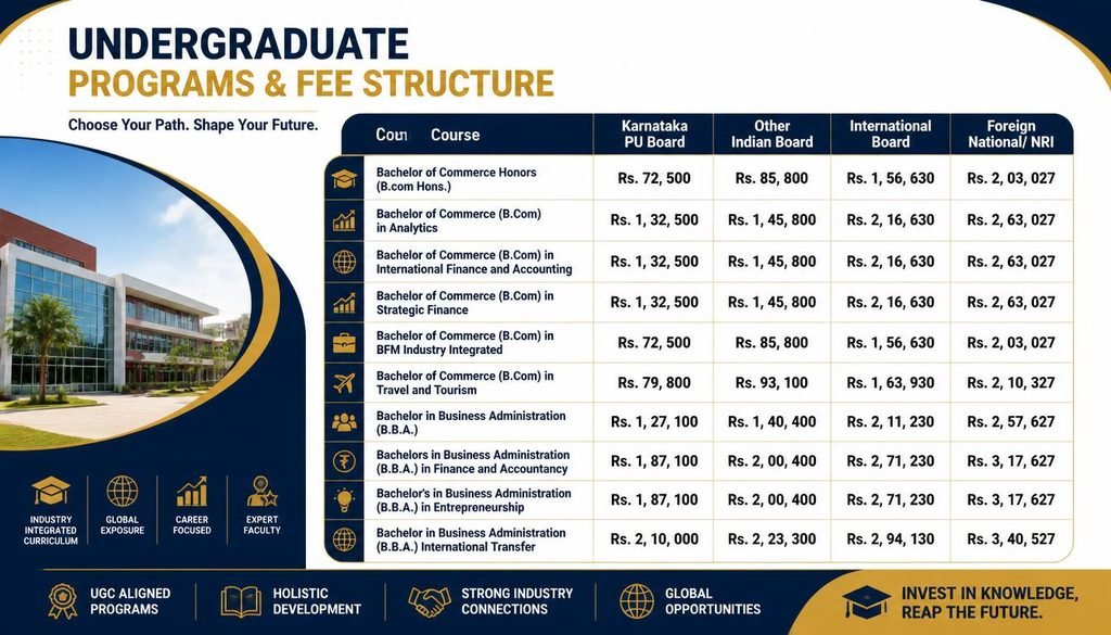 Management Quota Admission BBA at St. Joseph's College.
