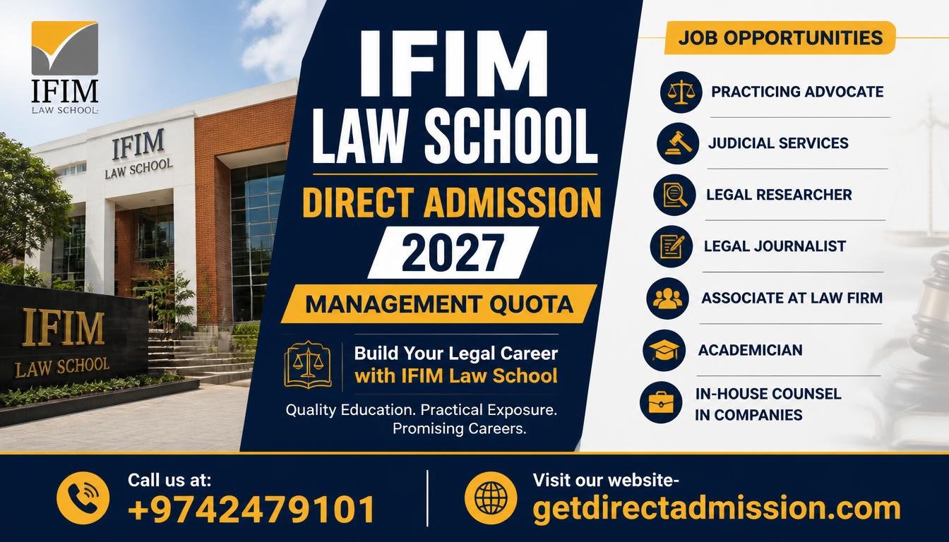 IFIM Law School Direct Admission | Management Quota