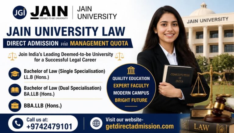 JAIN University Law Direct Admission | Management Quota