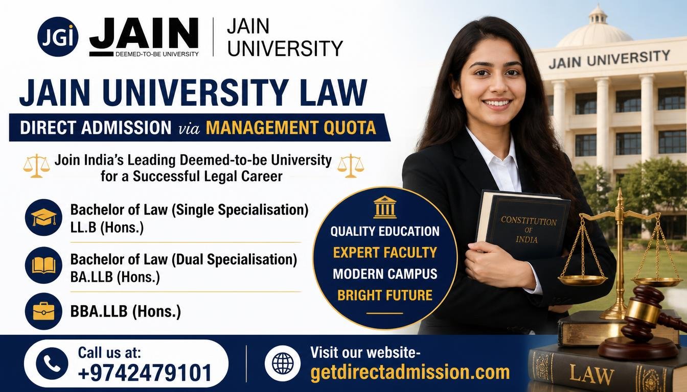 JAIN University Law Direct Admission | Management Quota