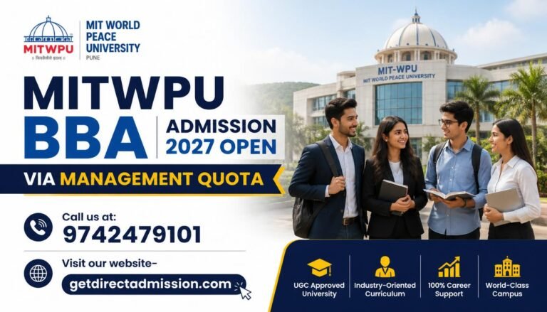 MITWPU BBA Direct Admission 2027 Open | Management Quota