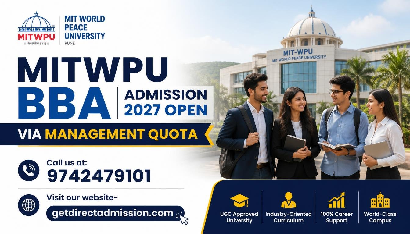 MITWPU BBA Direct Admission 2027 Open | Management Quota