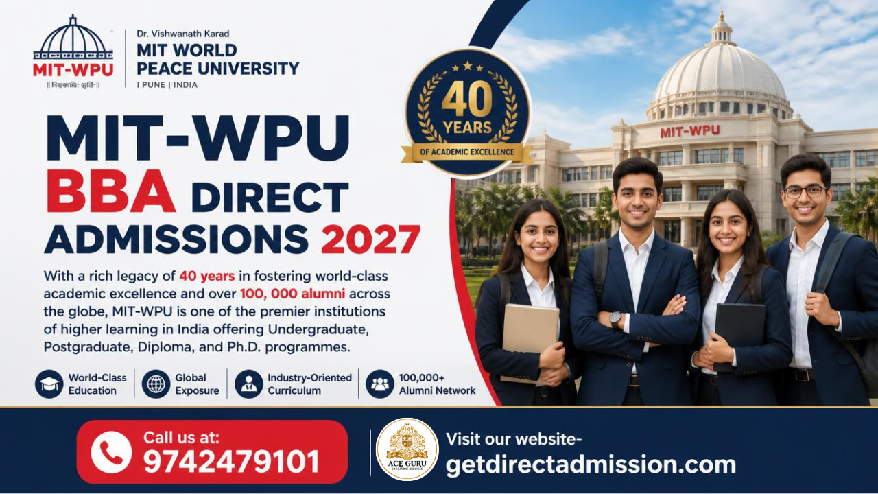 MIT-WPU Direct Admissions 2027: UG Course in BBA