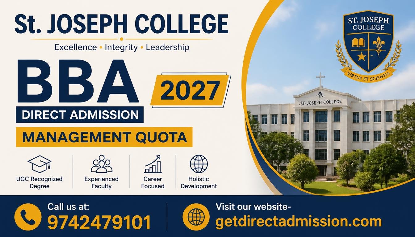 St. Joseph College BBA Direct Admission 2027 | Management Quota